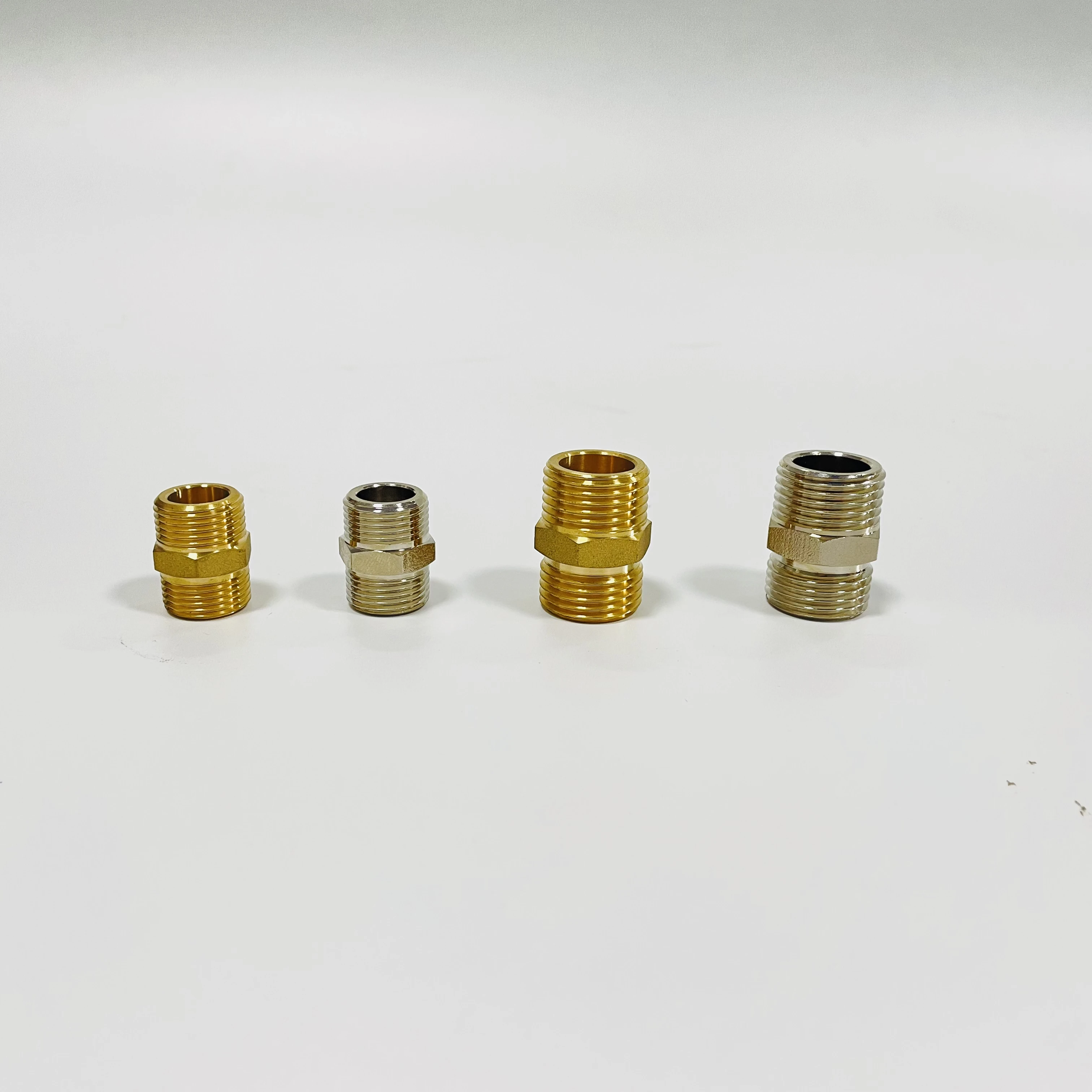 Hot Sales Male Pipe Nipple Fitting Brass Hexagon All Thread Pipe Nipple CE Female and Male Thread Making Kit 3 Years 3.0 Mpa