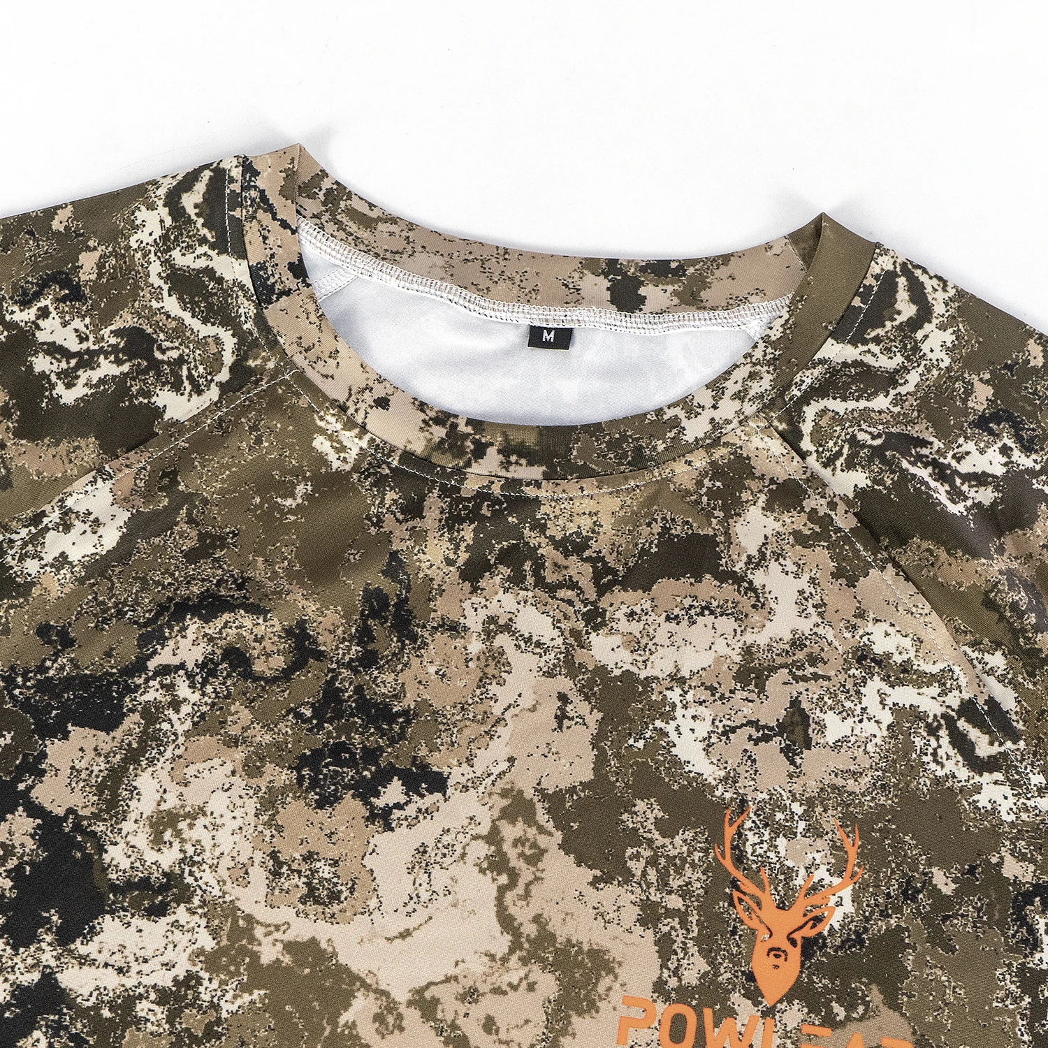 2023 Summer Men Women Stretchable Camo Hunting T Shirts High Quality Short Sleeve Hunting Clothing