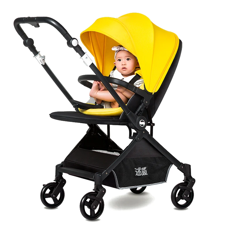 Purorigin Best Quality Lightweight Two Pushway Foldable Portable Boarding  Baby Stroller Doll Pram New Born Baby Carrier Trolley