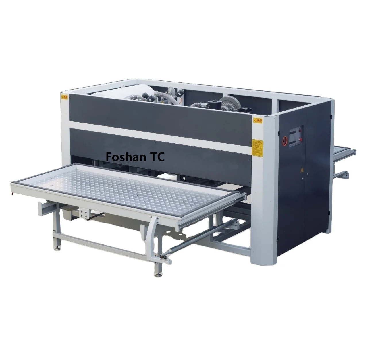 Double Station Woodworking pvc Door laminating Machine High Quality Large negative Automatical Vacuum Membrane Press Machine