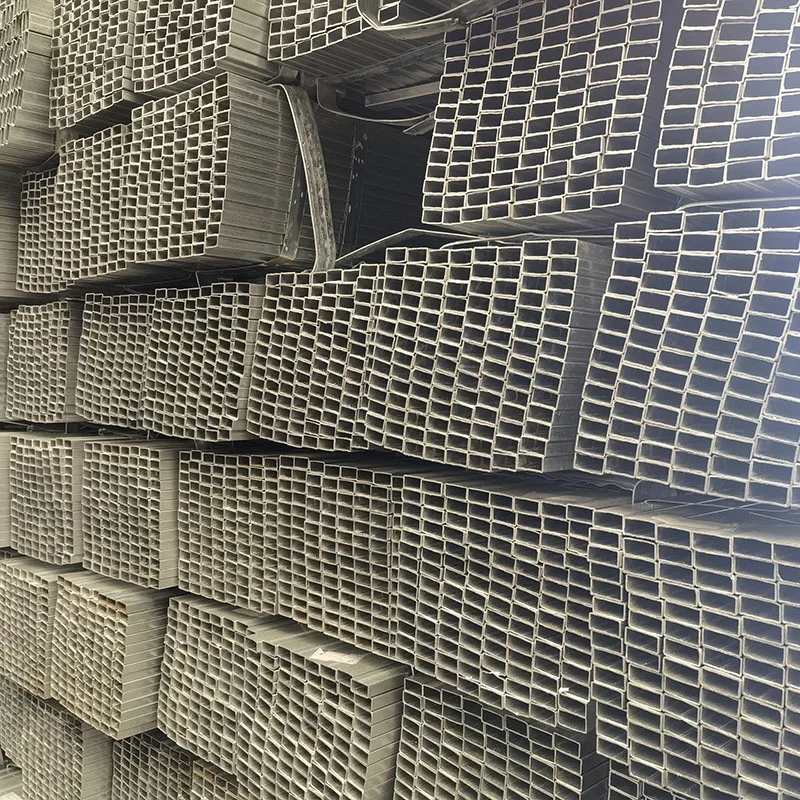 High Glossy ERW Gi Steel Tube Hollow Section Rectangular and Square Steel Pipe 200X200 Galvanized Square Tube