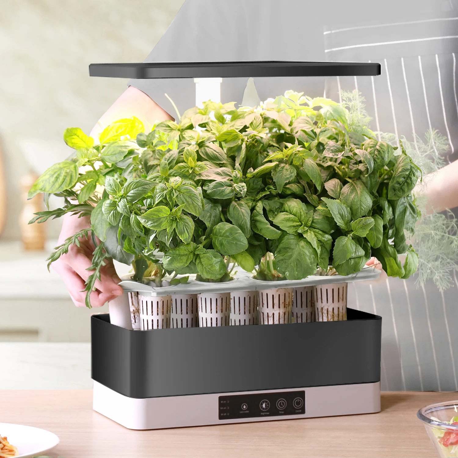 11 Pots LED Full Spectrum Mini Automatic Smart Garden Indoor Hydroponic System with Light