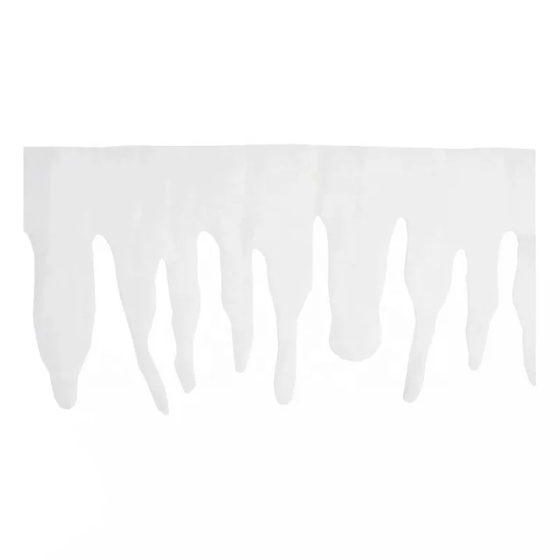 2023 Christmas Icicle Fringe Glitter Icicle Borders Winter Bulletin Board Borders Snow Holiday Borders Decorations