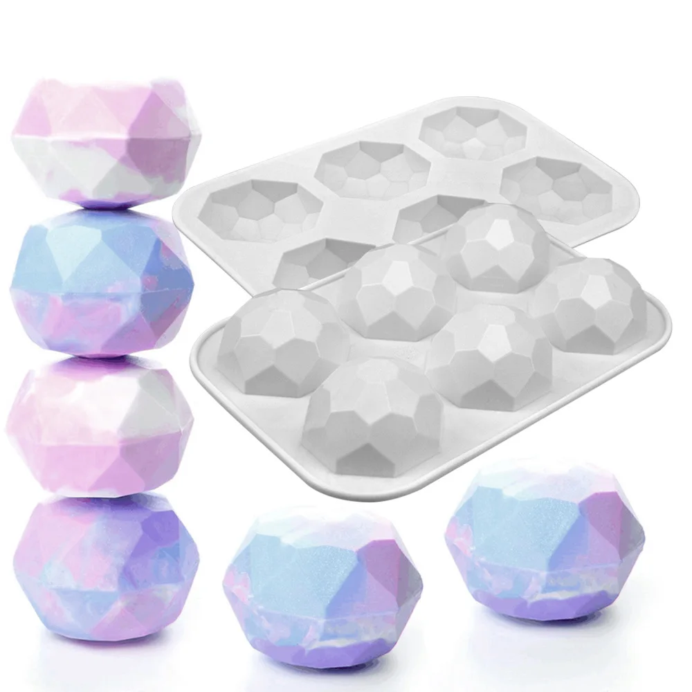 Food Grade Silicone Heat-Resistant ice diamond mold ice cube mold chocolate Baking Products Hot Sale On Amazon