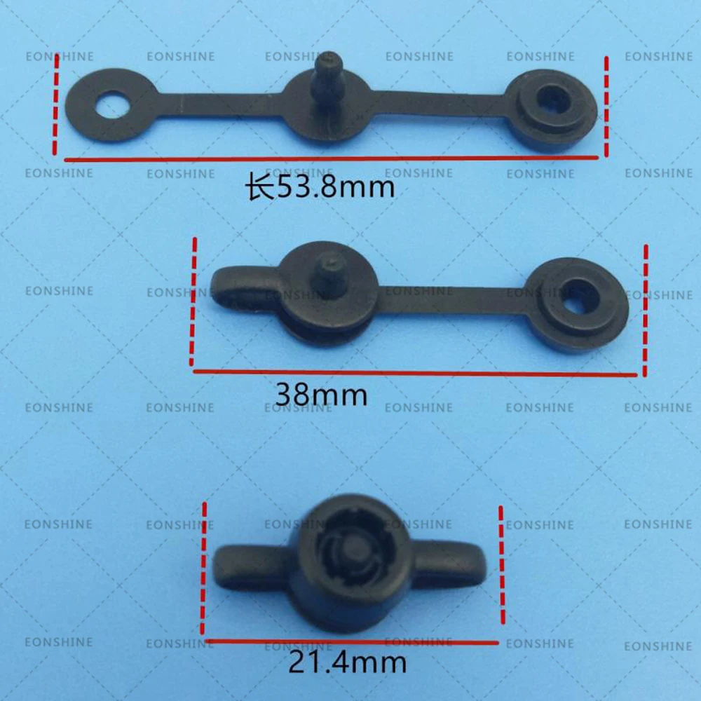 Bulk Disposable Snap Fasteners Wristband Closure Lock Clap One Time Use Plastic Locking Clip