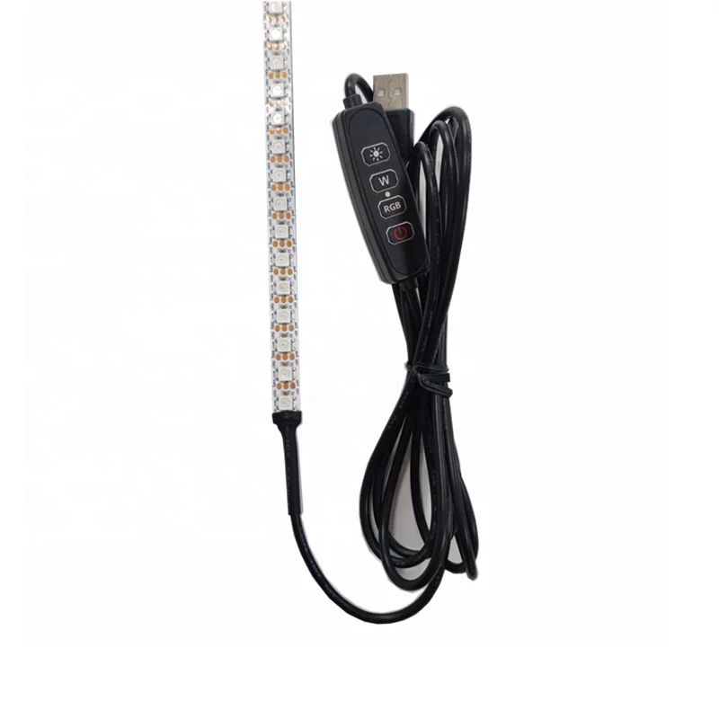 Source manufacturers supply 5-12VRGB colorful led soft light with matching controller switch line