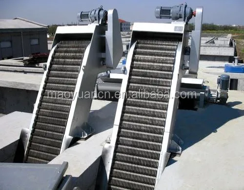 high pressure mechanical grille auto rake bar screen for sewage treatment