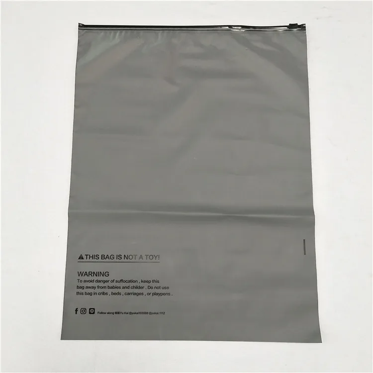 
Wholesale Garment Zipper Bag EVA Zip Lock Bag Bikini Swimwear Packaging Bag With Black Logo 