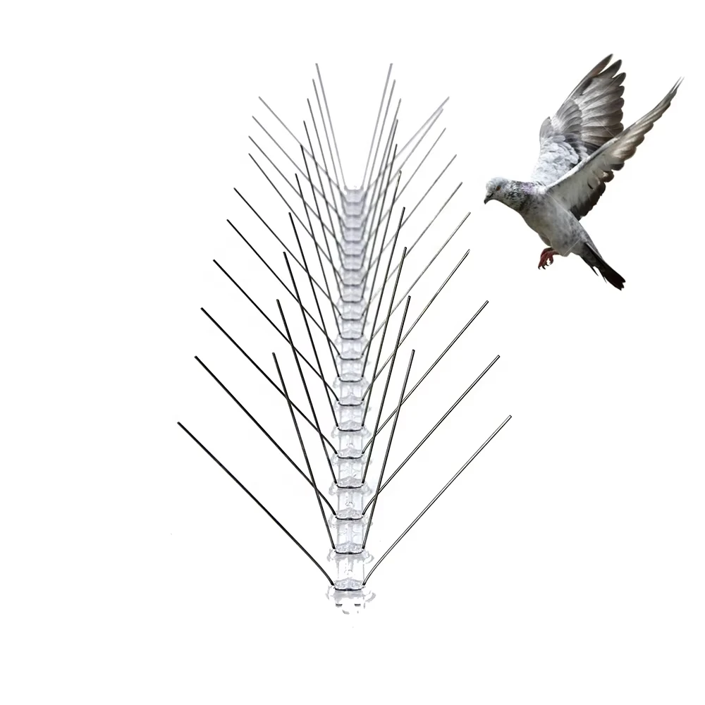 High Performance Customized Durable Outdoor Anti Bird Spikes Middle Size Bird Control Spike