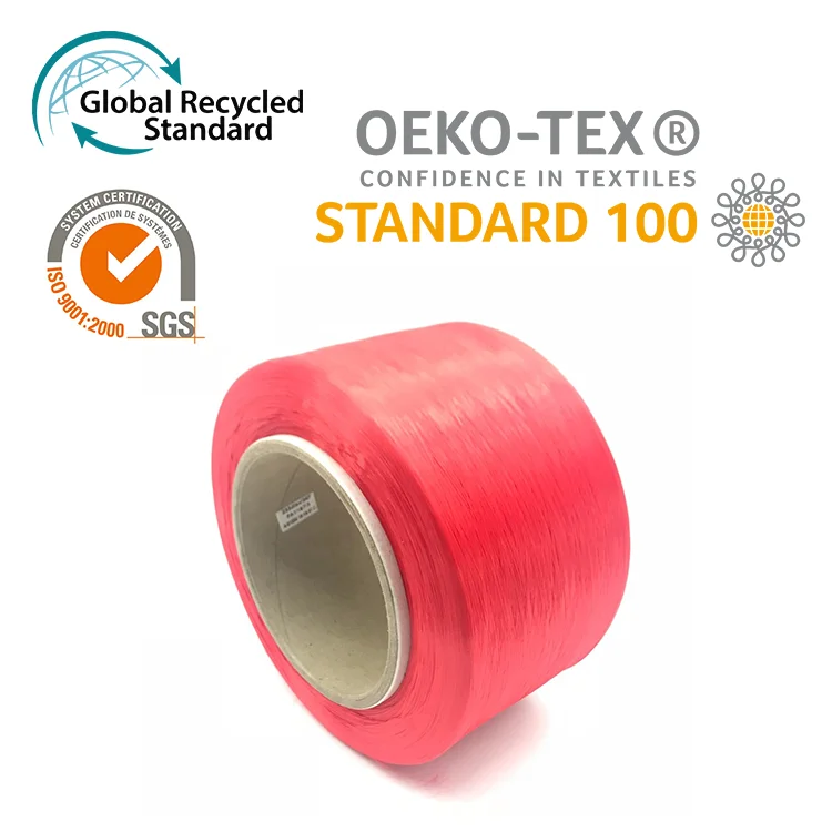 1680 denier 840 630D  nylon 6 green yarn filament braiding yarn fdy recycled