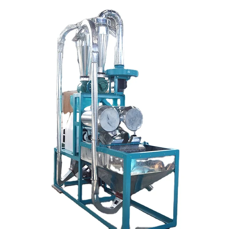 Полностью автоматическая маленькая мельница для муки 6F2240 машина измельчения кукурузы пшеницы