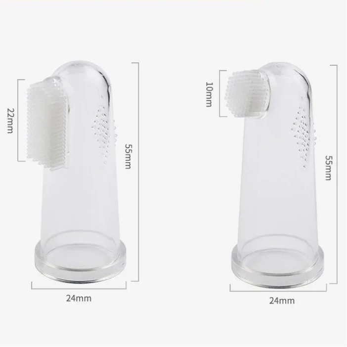 
Finger Toothbrush for Dogs Silicone Baby Toothbrush Kids Finger Toothbrush 
