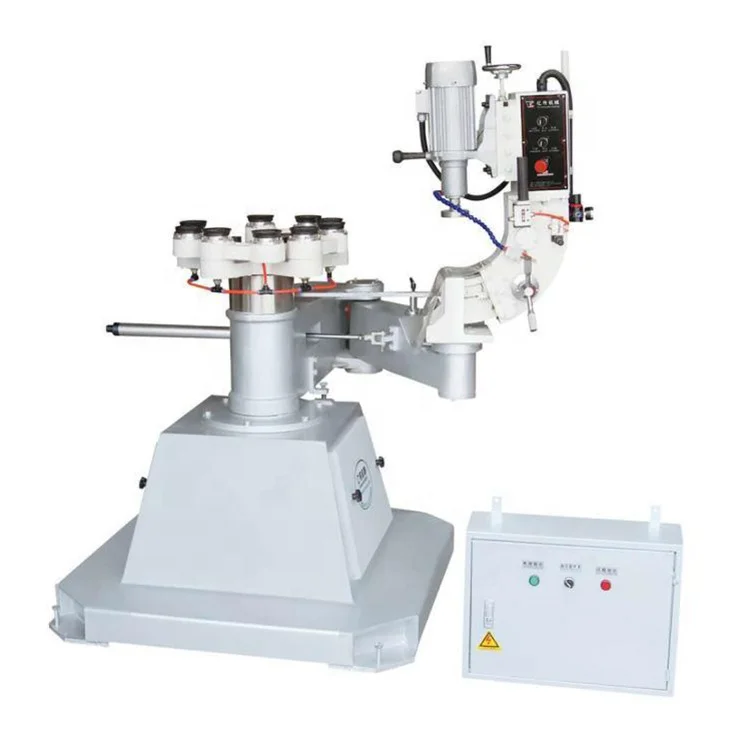 Round Shape Edging Machine Semi-automatic Manual Glass for Special Shape Glass Grinding Polishing Machinery Repair Shops Hotels