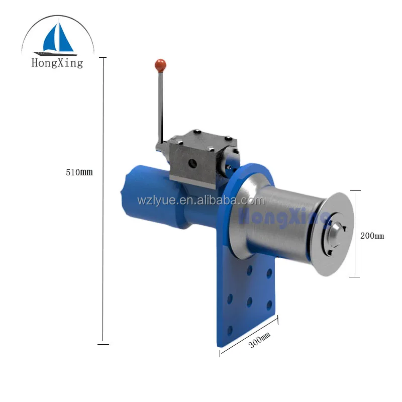 LongLine Hauler marine winch net hauler for fishing boat   Hydraulic capstan Winch for rope, wrecker, fishing boat, trawl