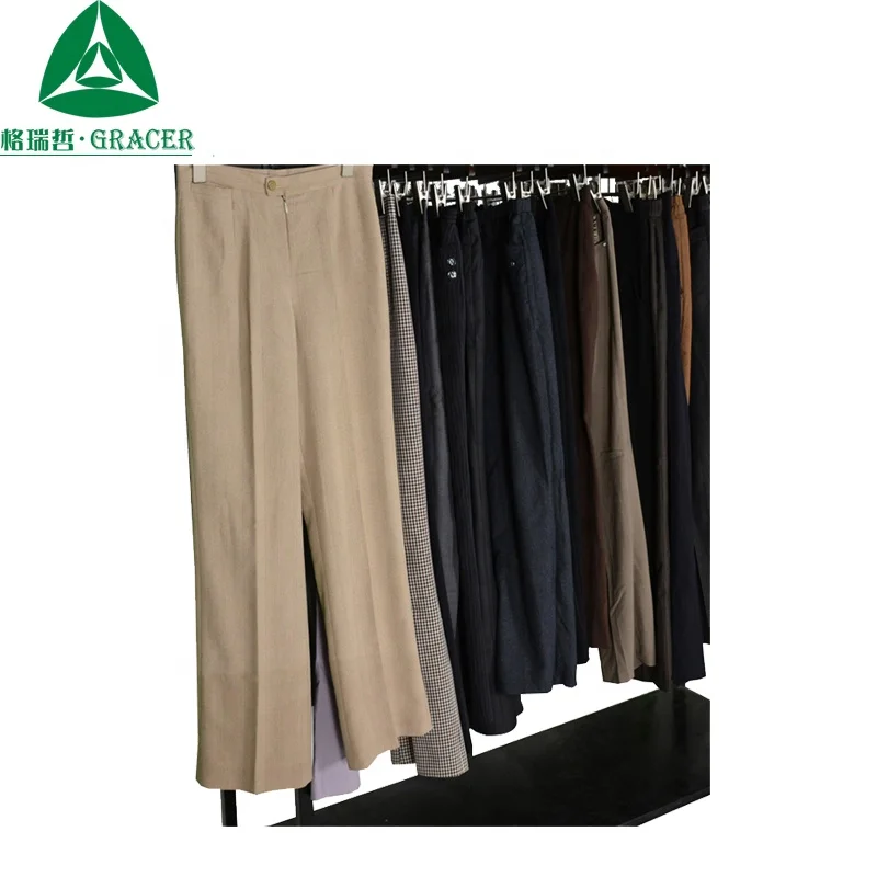 Wholesale Office Ladies Suit Pants Used Clothes Second Hand Clothes UK
