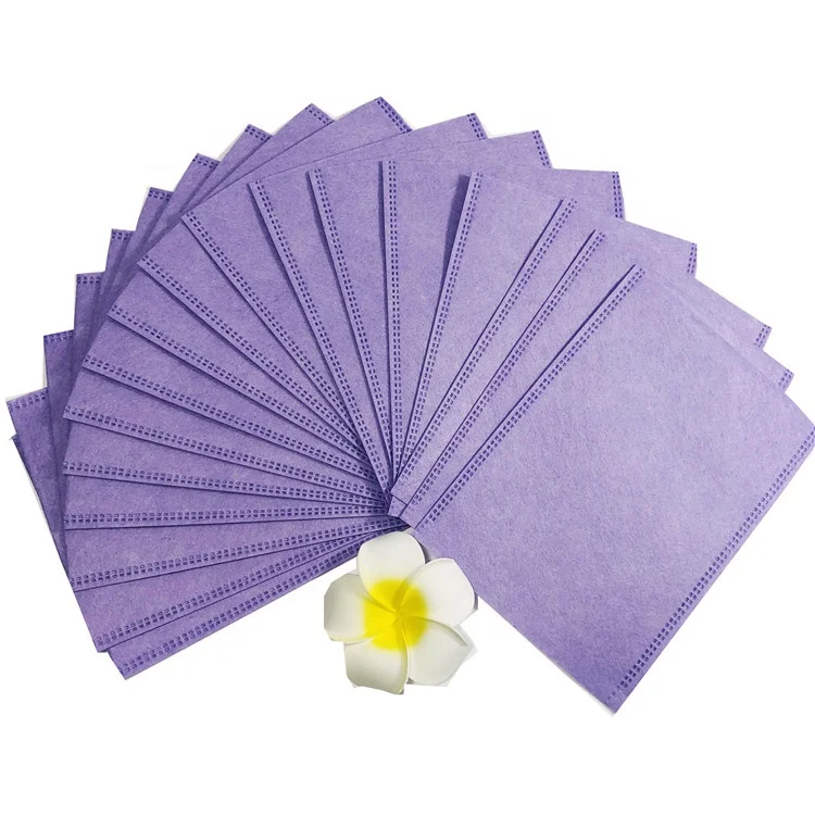 Disposable Molton Spunlaced Nonwoven Patient Body Cleaning Waterproof Washing Gloves