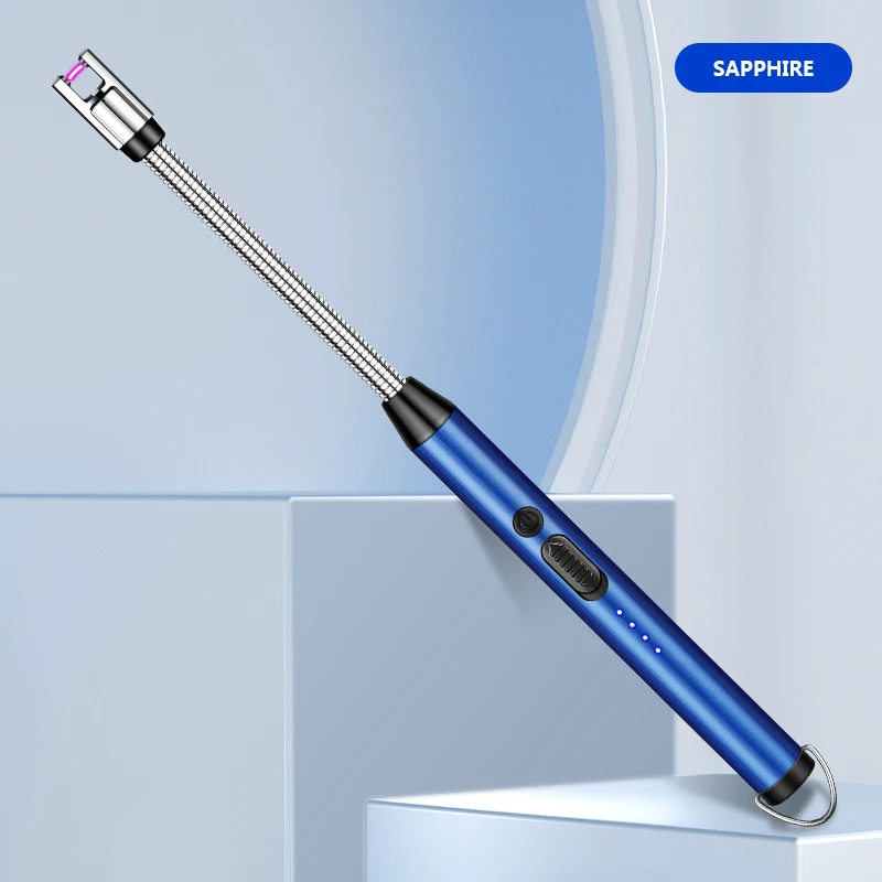 JL826 Customize Wholesale Kitchen  Lighter USB Rechargeable New Arrivals Handheld Pulse Arc Ignition Gun Windproof Widely Uesd
