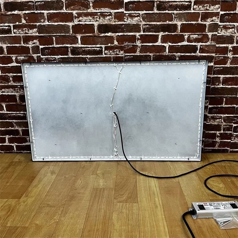 Koncept 24inch Advertising Signs Luminous Light Box Hanging Wall Stainless Steel Hollow Out Backlit Logo Box Light Billboard