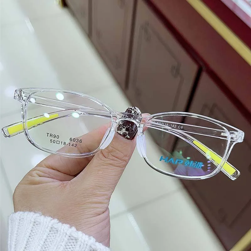 High Quality Children Anti Blue Ray Glasses TR90 Silicone Children Kids Design Optical Eyeglasses Frames With Non Slip Nose Pads