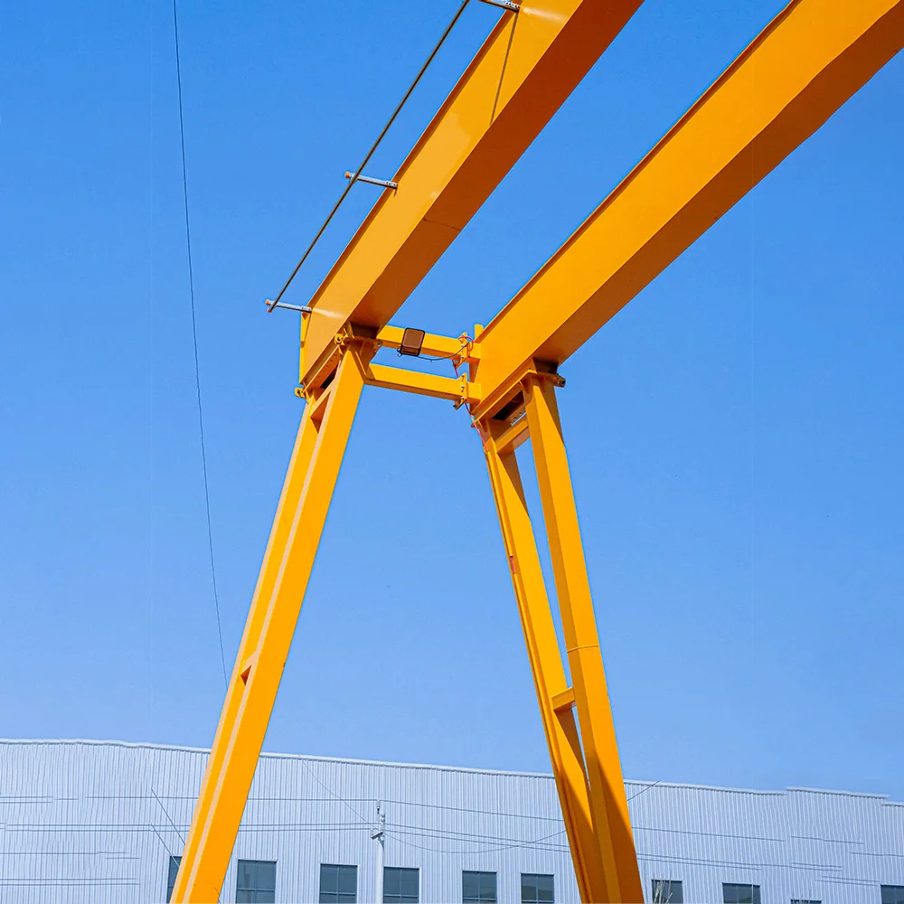 12ton Electric Single Beam Half Gantry Crane Span 30m Gantry Crane