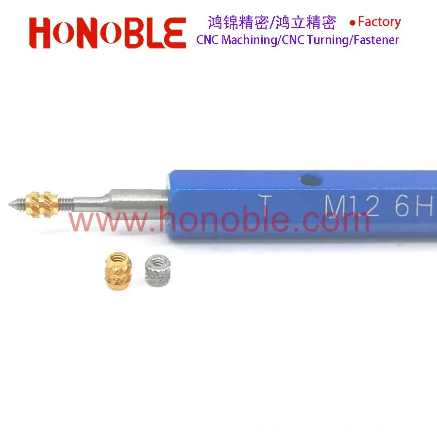 Маленькие Мини-вставки вставки MTEC резьбовые латунные M1.0 M1.2 M1.6