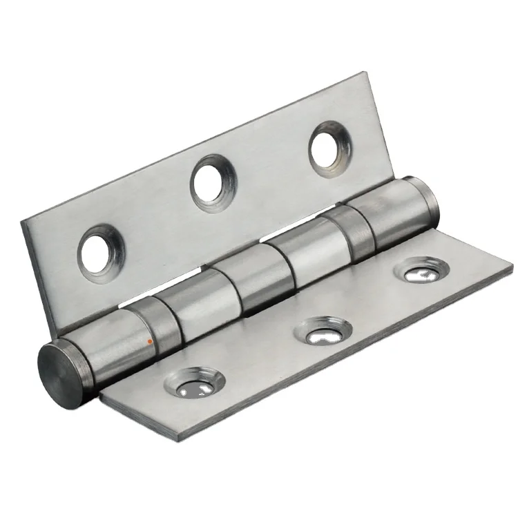 Popular 3 Inch 2MM Small Satin Stainless Steel Ball Bearing Hinge Butt Door Hinge for Light Wooden Door