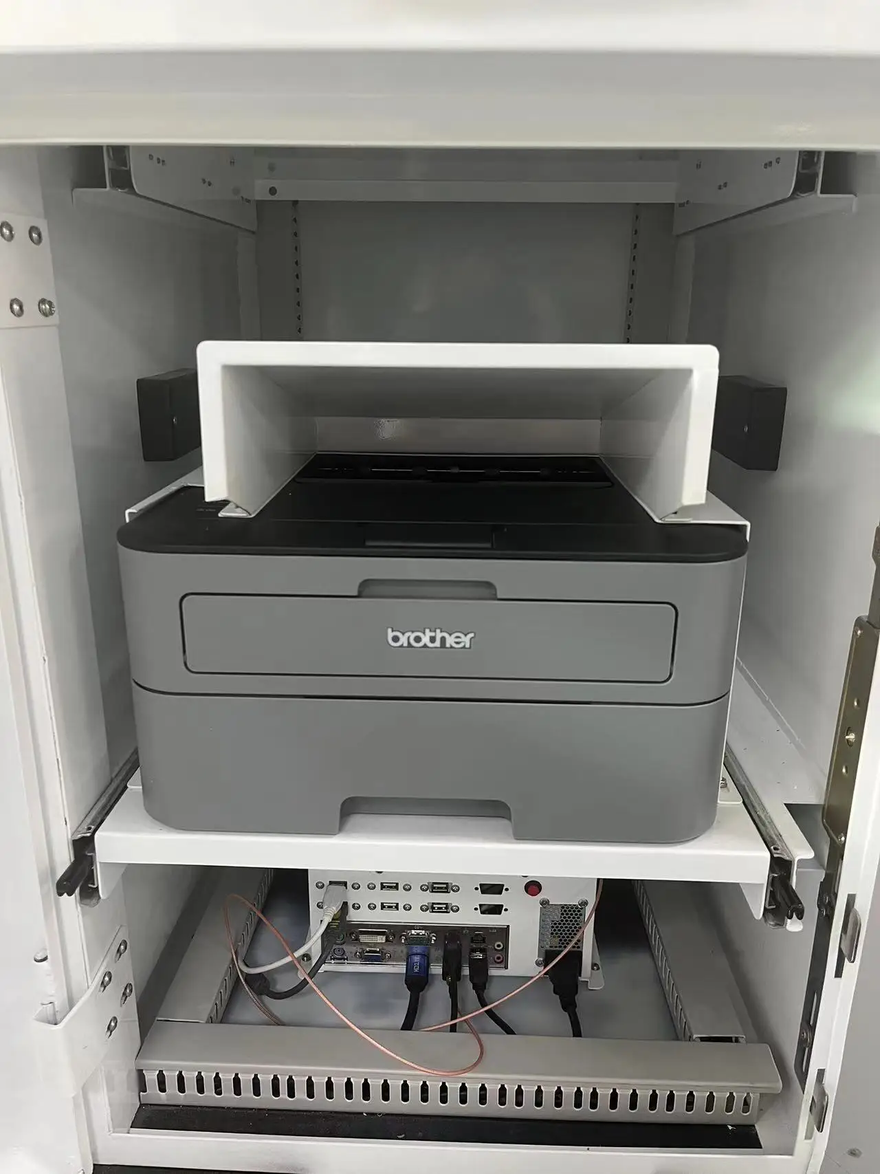 Scanner Self Service Document Printing Machine Floor Standing Kiosk Cash Payment