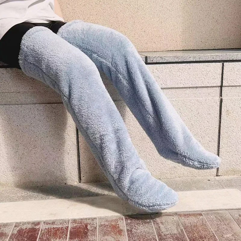 Зимние теплые длинные носки