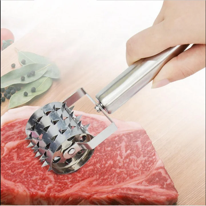 High quality stainless steel meat mallet tenderizer steak beef chicken hammer kitchen gadget