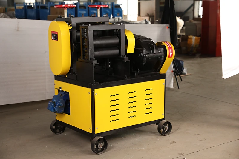 GX 6-14 5.5kw+2.2kw 3phase 6-14mm wasted second-hand steel bar recycling straightening machine