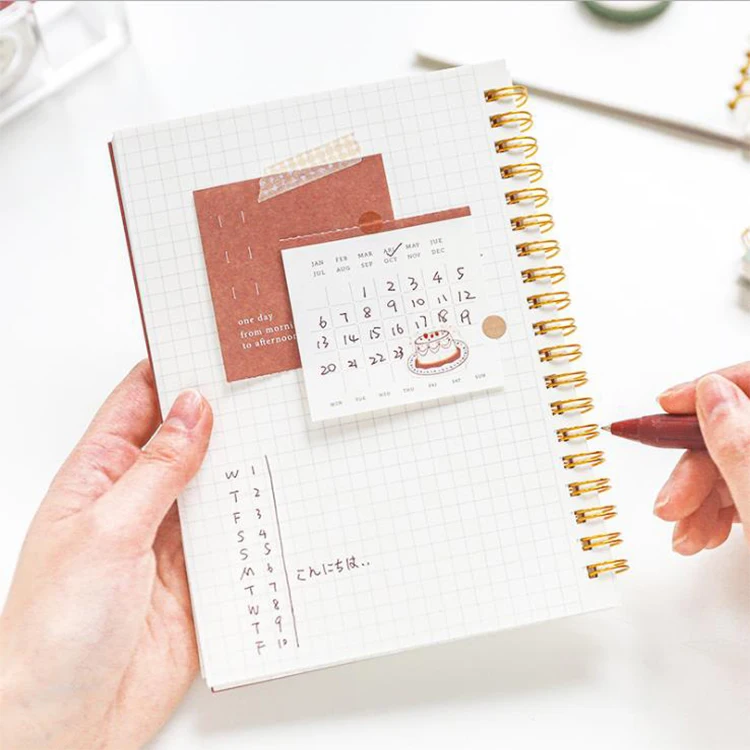 
Composition Bulk Custom Planner with Printing College Ruled Spiral Journal Notebooks 