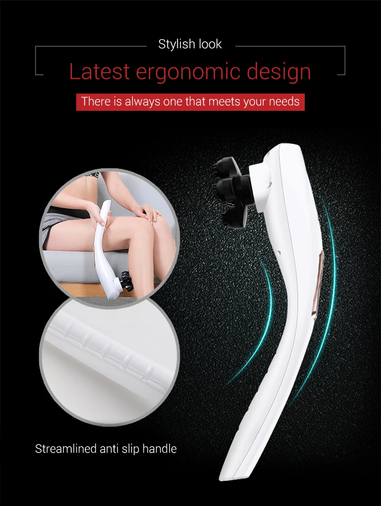 Новый массажер-Дельфин беспроводной электрический ручной массажный молоток для всего тела с вибрацией спины ног шеи плеч и