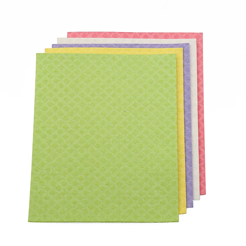 Swedish Dishcloth Reusable Cellulose Sponge Cloth for Kitchen