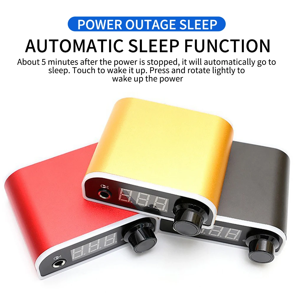 Hot Selling Wholesale Professional LED Screen Tattoo Power Supplies Mini Tattoo Power Supply For Tattoo Machine