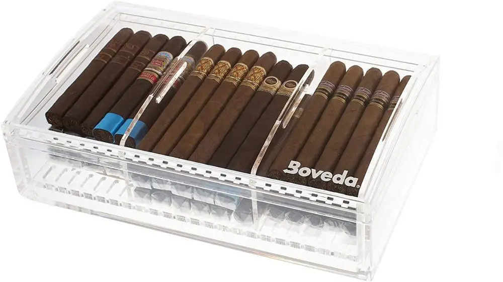 Custom acrylic humidor cigar case