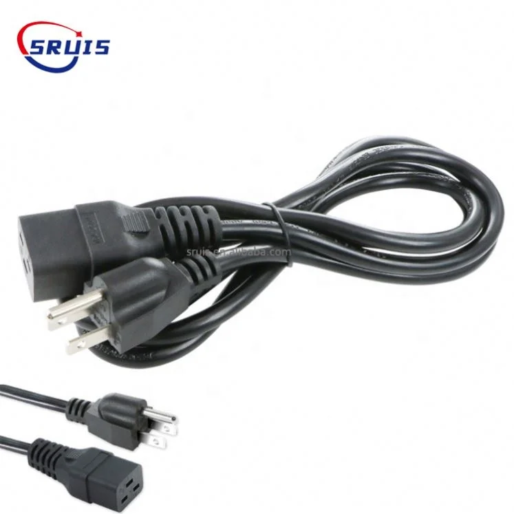 250 В C13/C14 14AWG/3C 0 75 мм кабель заводская цена C14 штекер к гнезду C13 питания