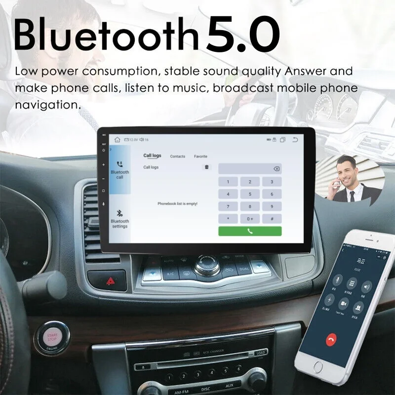 9-дюймовый автомобильный Android-плеер с GPS-навигацией