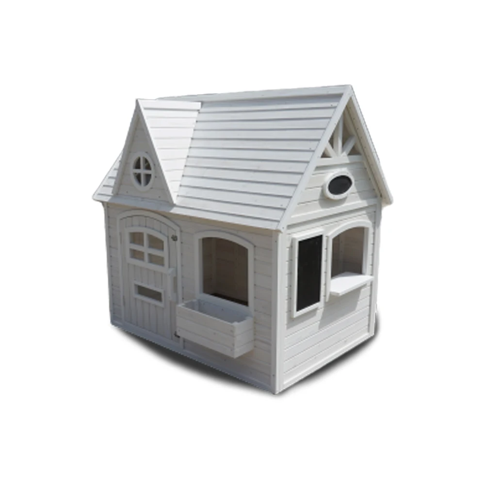 Заводской водонепроницаемый садовый безопасный новый дизайн деревянные детские уличные игровые домики для продажи