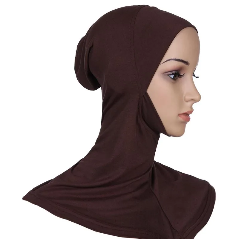 hot sale ninja with chin modal inner cap hijab for Muslim women chin cover wholesale