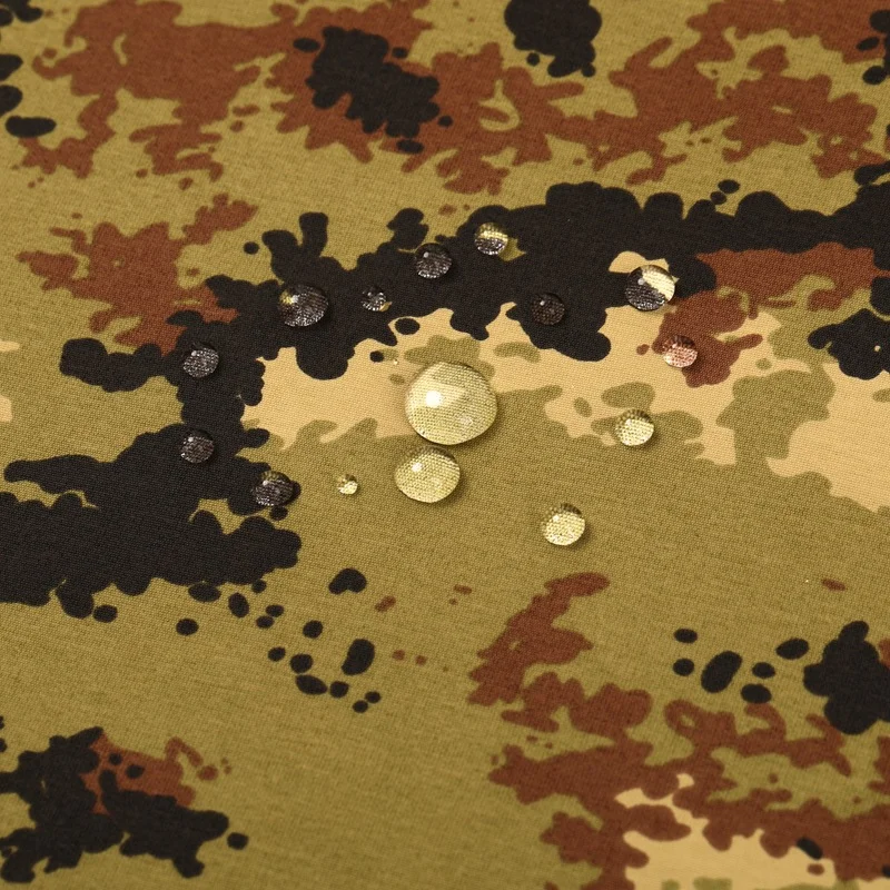 228T Nylon Taslon Camouflage TPFE breathable and moisture permeable nylon fabric