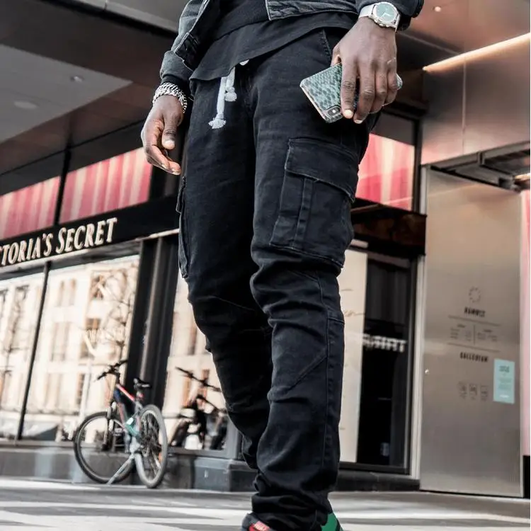 Wholesale Men Denim jeans fashion plus size trouser 2022 Spring