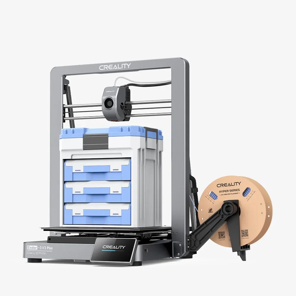 Ender-3 V3 Plus промышленный комплект 3D-принтера новый двухмоторный двигатель с Y-осью надежный экструдер без засорения легкое обслуживание поддерживающие стержни