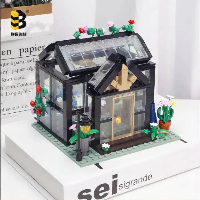 Model 1919B DIY Building Blocks Lighting kit набор лего With 551 building bricks 8+Ages Children