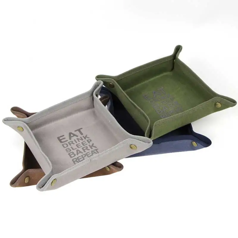 Juice Pet Outdoor Canvas Pet Bowl Multi-purpose Folding Bowl Storage Water Bowl Go Out Portable Travel Dog Basin