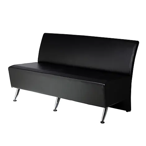Hot Selling Modern Beauty Furniture Bench Hairdressing Beauty Waiting Chair Salon Leather Sofa Public Place Waiting Chair