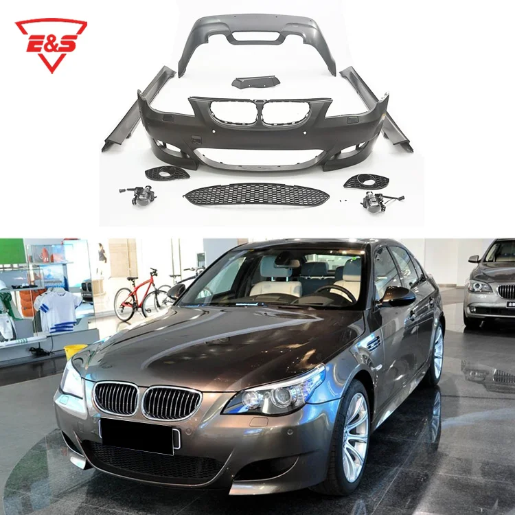 Top Sale Car M5 Style Body kit 2003-2010 For BMW 5 Series E60 body kit with PP material Front Rear Bumper