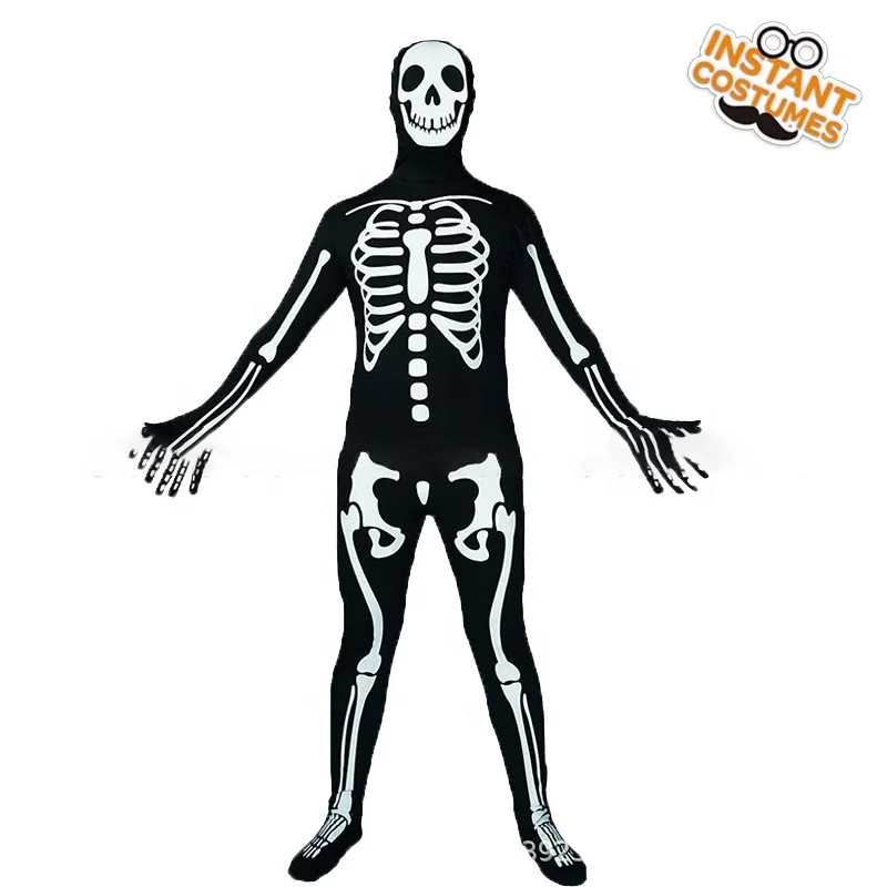 cosplay decorations Skeleton jumpsuit bone clothing custom wholesale bulk 2021 scary men adult halloween costume