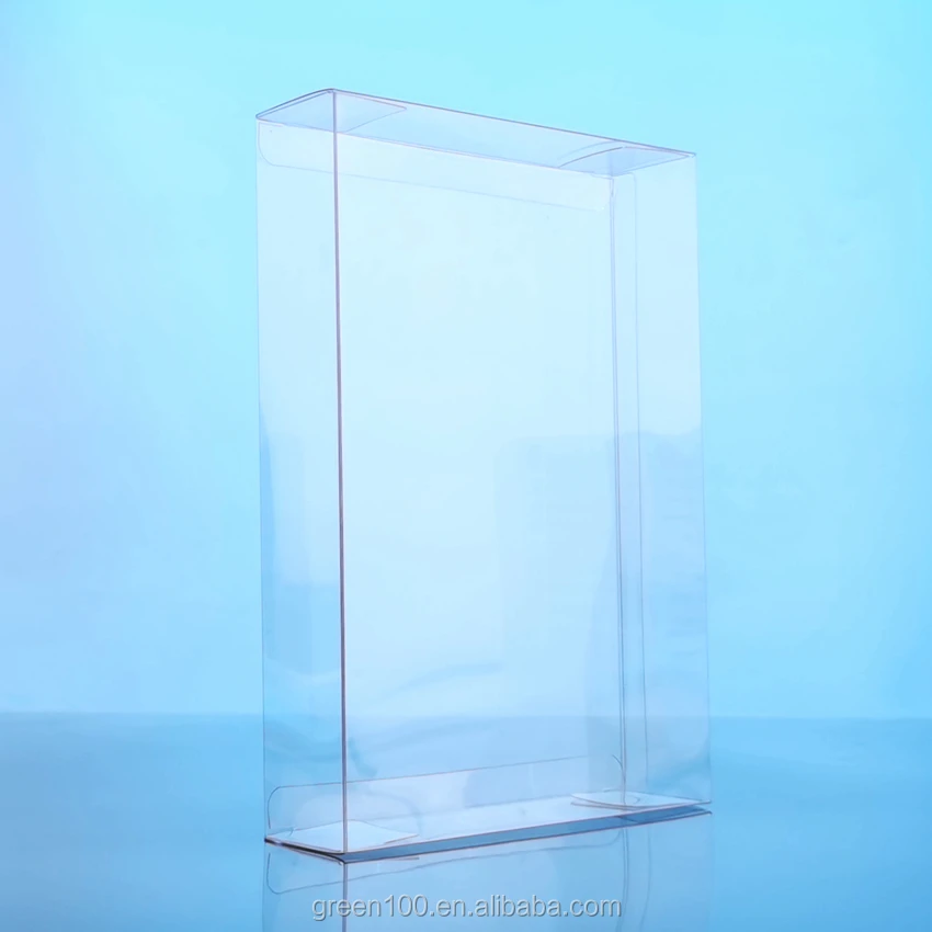 Most repeat customers Clear PVC/PET Recyclable Material Folding plastic Transparent pvc boxes for cosmetics