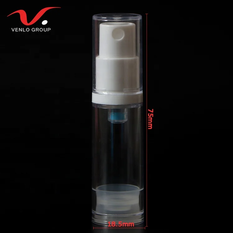Empty Refillable Plastic Airless Vacuum Pump Bottle Cream Lotion Sample Packing Toiletries Liquid Storage Container