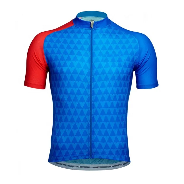 Cycling Jersey Men Bike Shirt Short Sleeve Cycling Top for MTB Road Bike with Pocket Reflective